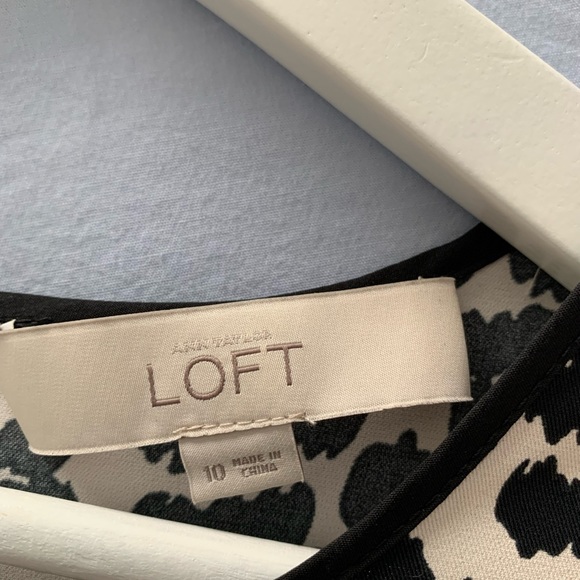 Black and cream spotted dress size 10 - Picture 4 of 5